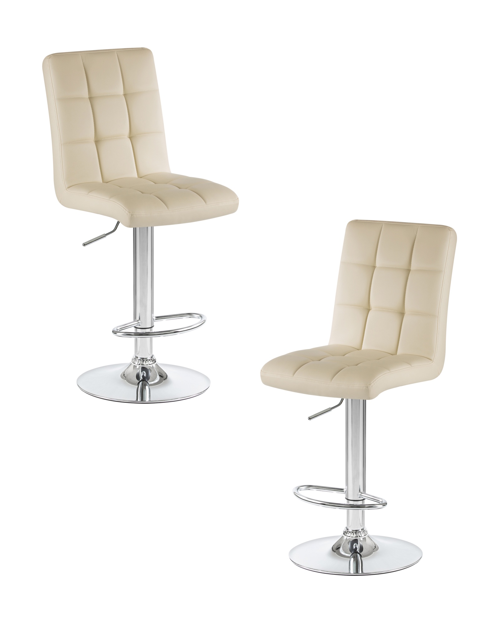 Набор 2 шт Стул барный KRUGER, кремовый