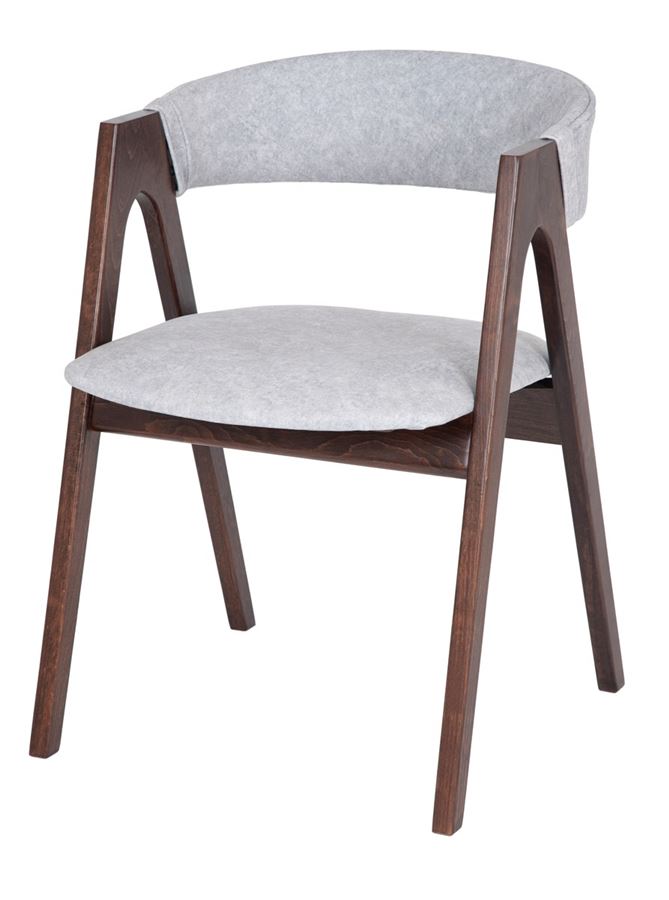 Стул "Честер 1" бук, ткань Айсберг сильвер