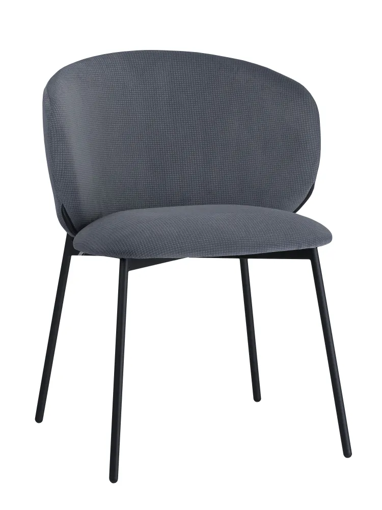 Стул для кухни SOLIS серый гусиная лапка BERNS 996, комплект 2шт