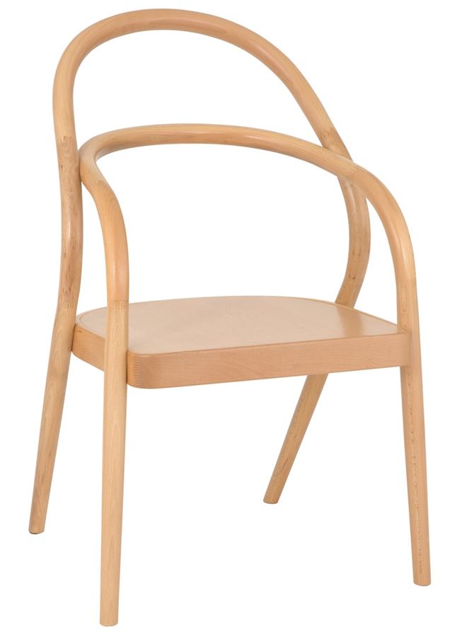 Полукресло венское Orion натуральный, жесткое сиденье