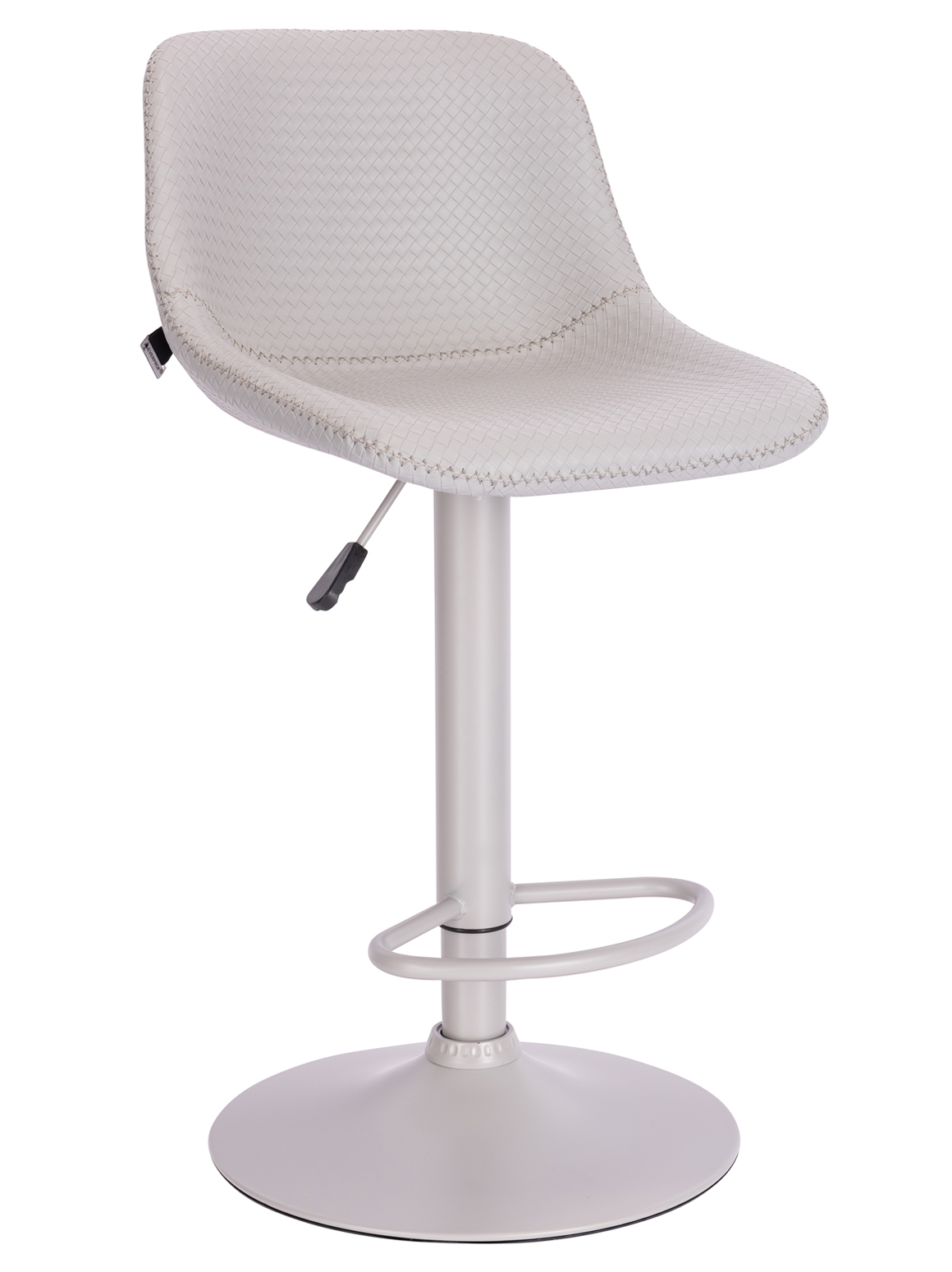 Барный стул Smile экокожа серый