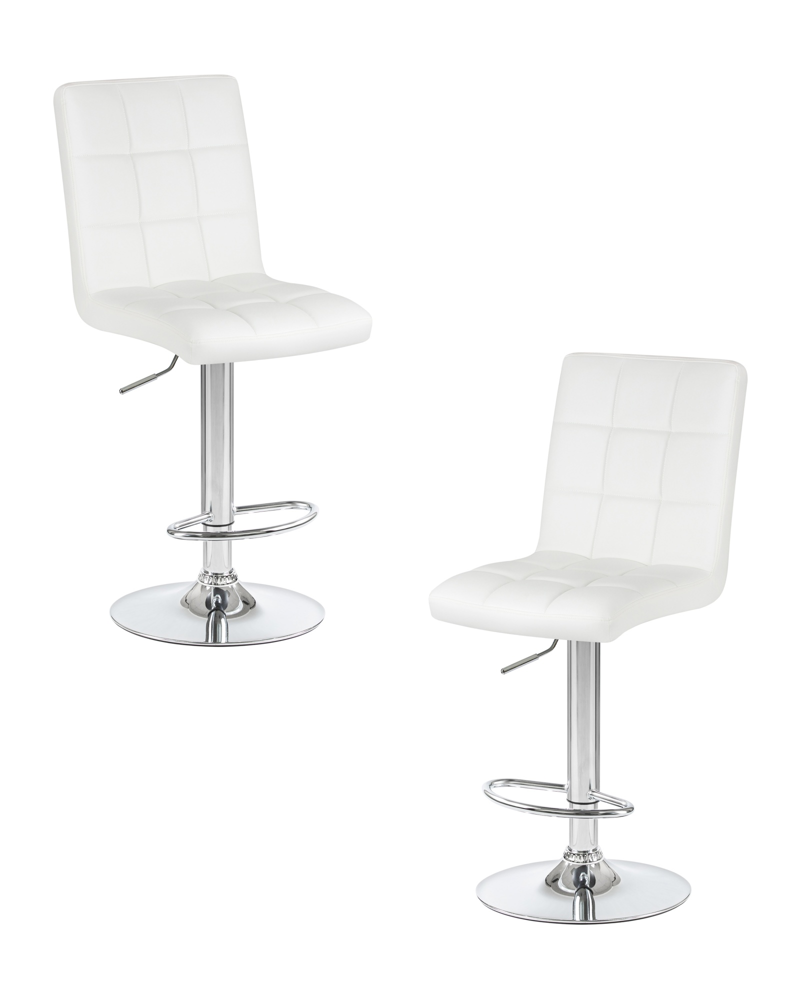 Набор 2 шт Стул барный KRUGER, белый