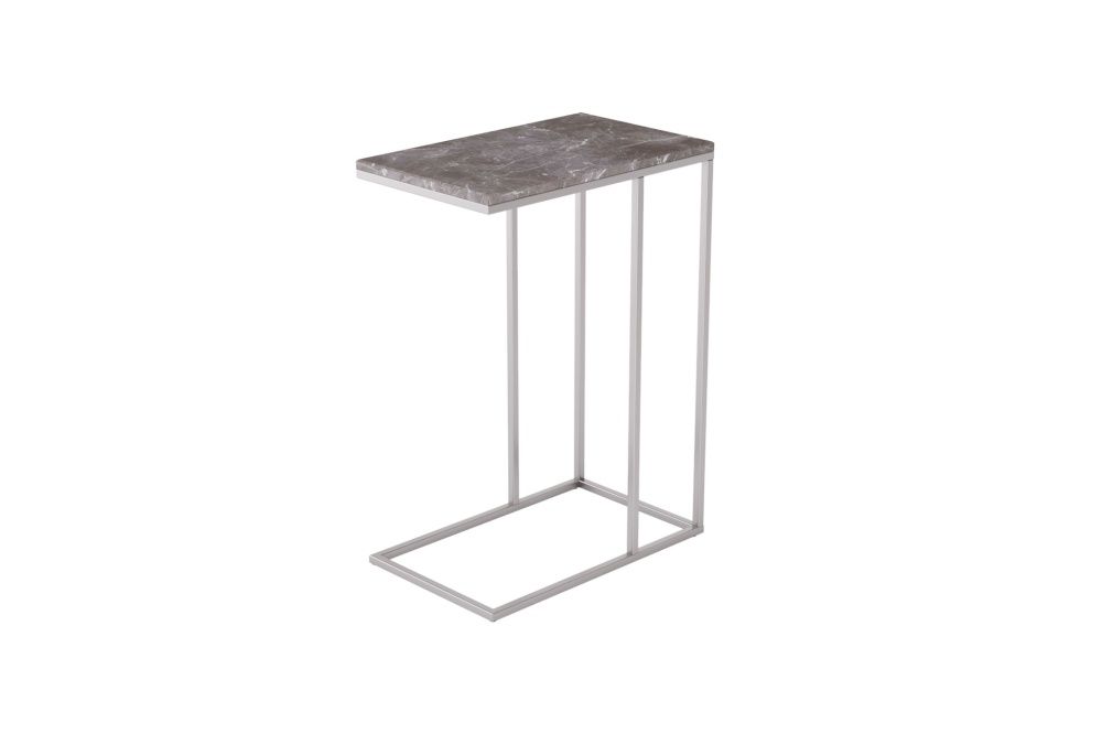 Стол придиванный Агами серый мрамор