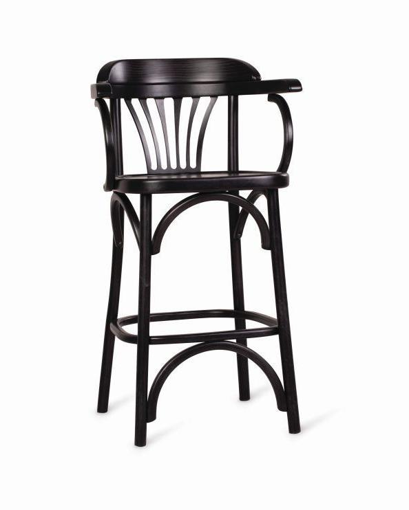 Полубарный деревянный стул Венский 650 венге с твердым сиденьем