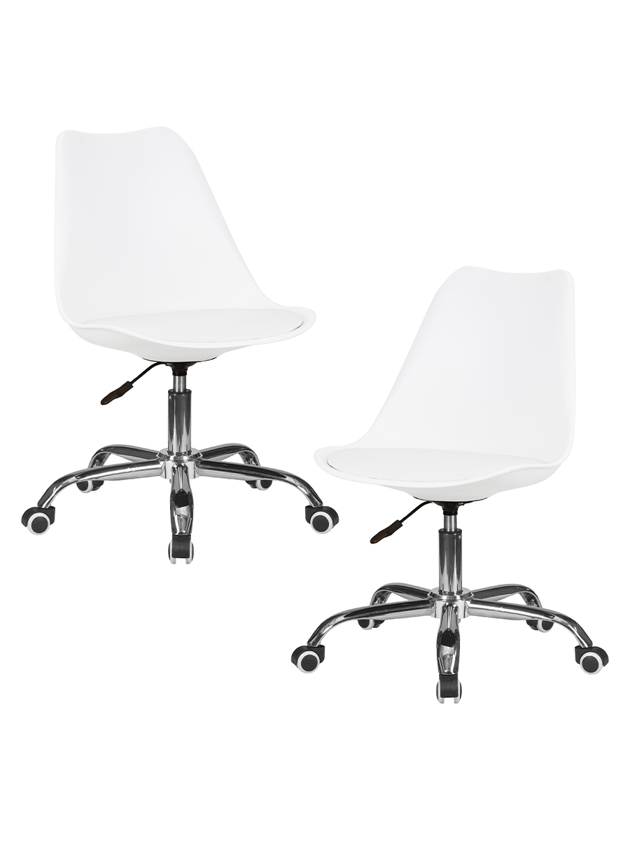 Набор 2 шт Офисное кресло для персонала MICKEY белый