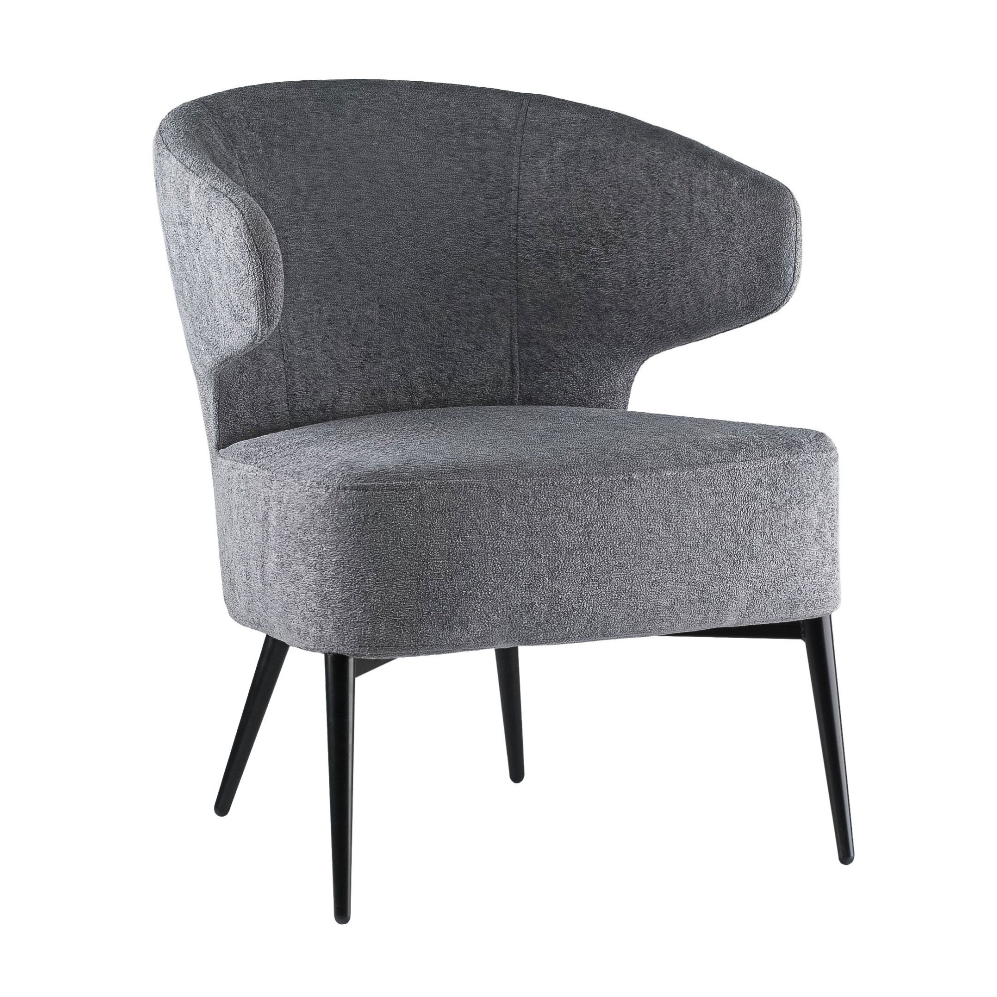 Кресло Робби букле темно-серый MOSS 996