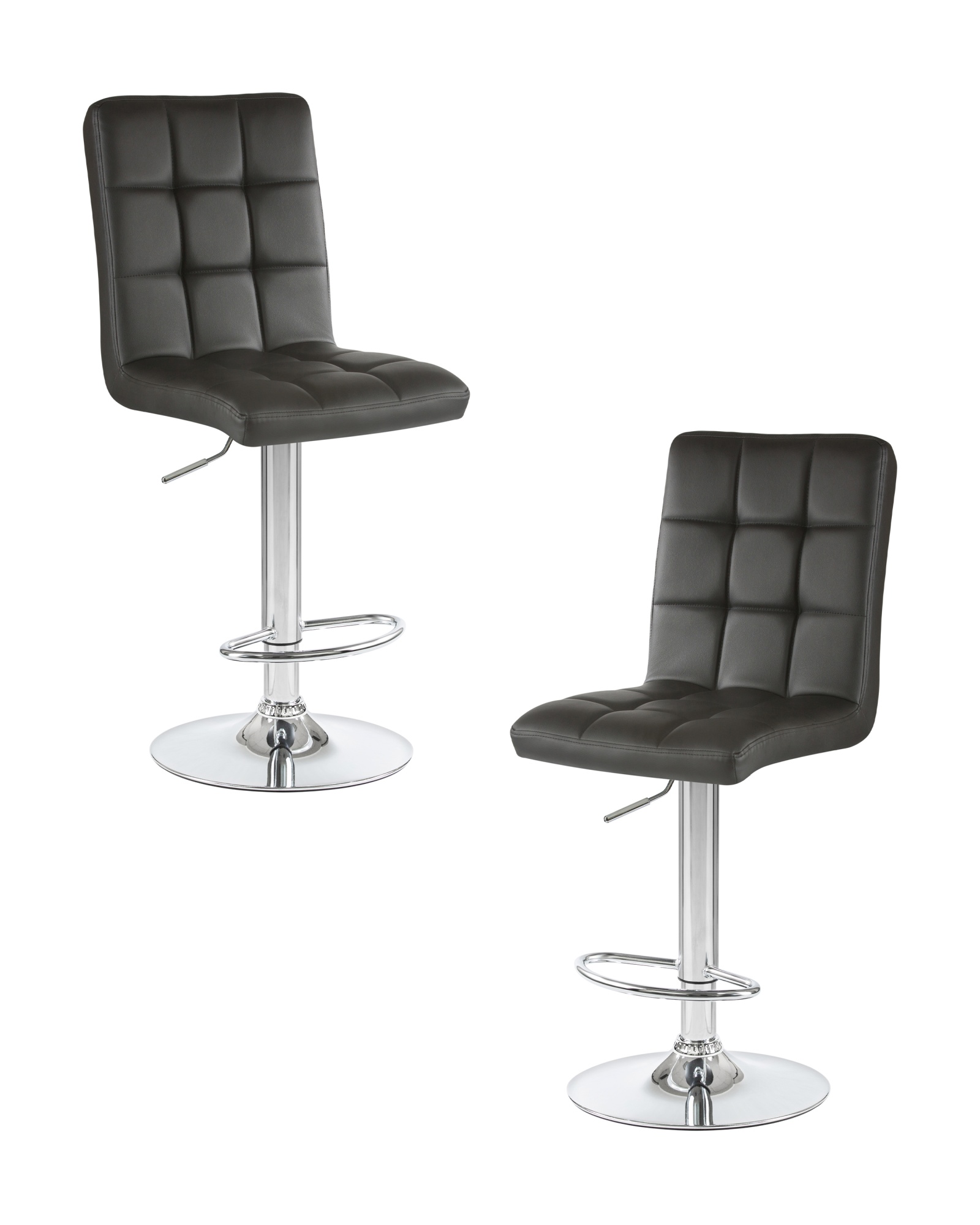 Набор 2 шт Стул барный KRUGER, черный