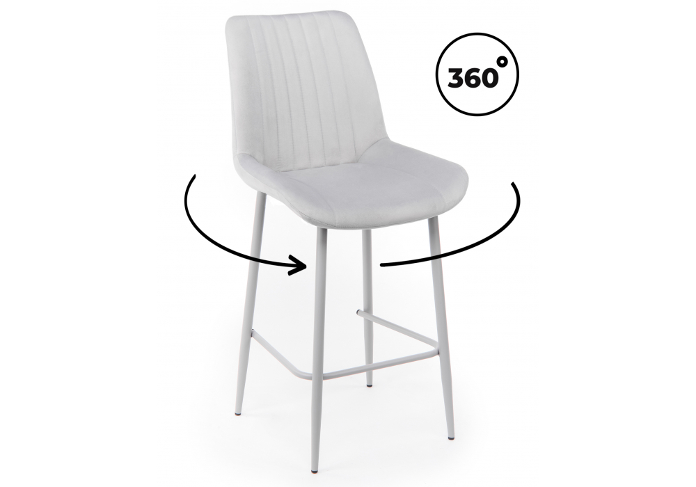 Барный стул Седа 360 светло-серый (zd 960), серый np