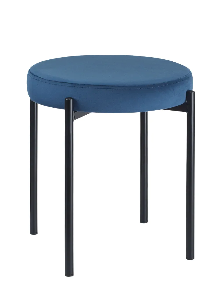 Табурет Maso велюр синий