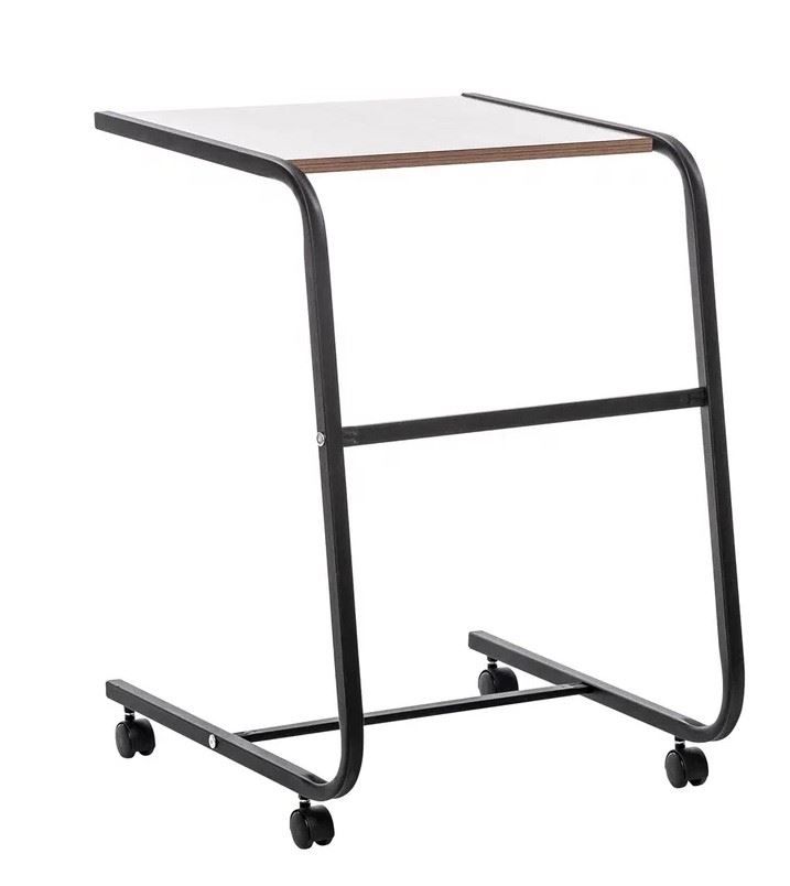 Подкатной стол СЛКС-6 каркас черный, ясень шимо темный