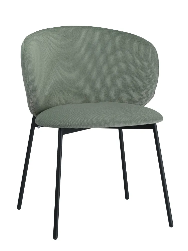 Стул для кухни SOLIS зеленый гусиная лапка BERNS 695, комплект 2шт