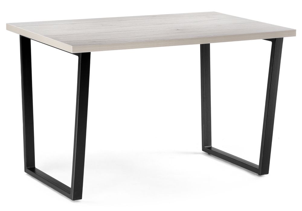 Стол деревянный Лота Лофт 120*25 мм юта, матовый черный