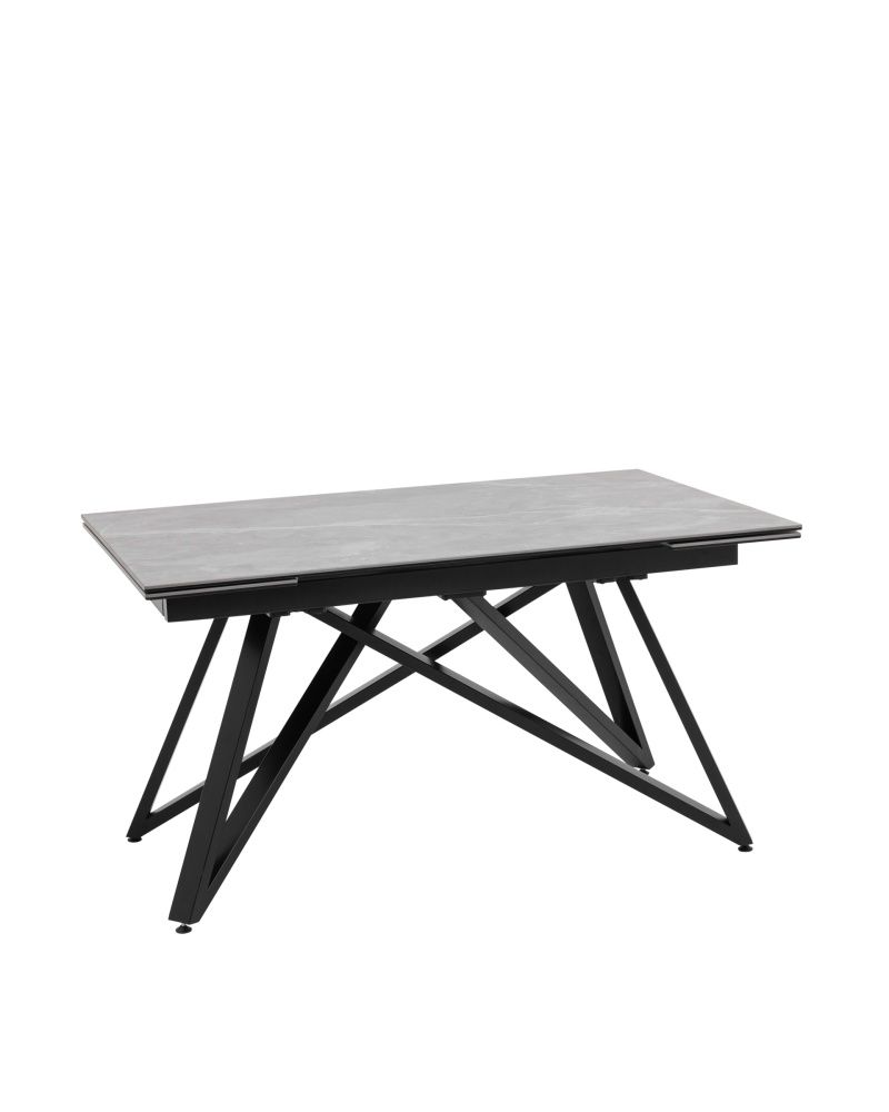 Стол обеденный Канкун раскладной 140-180*90 керамика серый