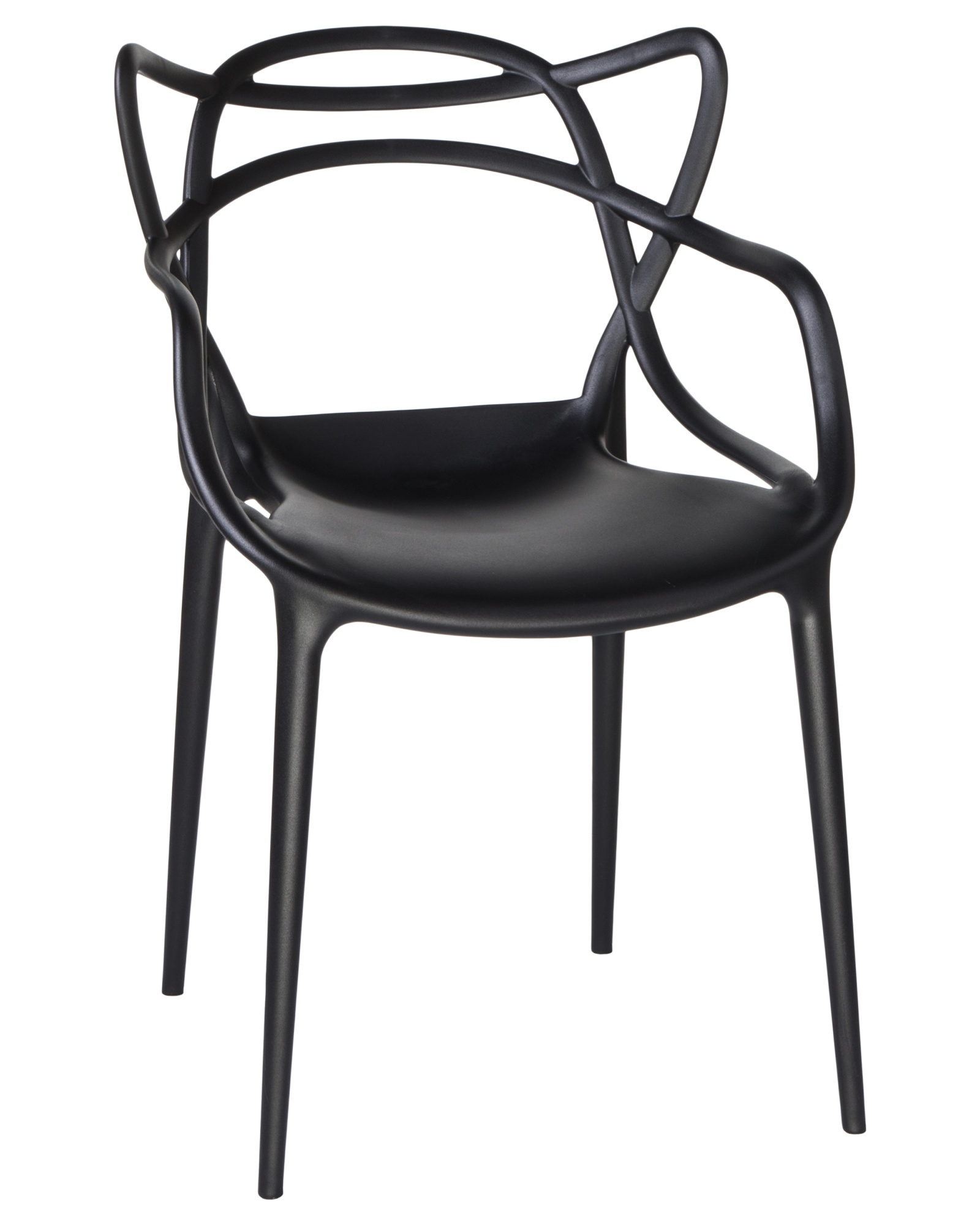 Набор 4 шт Стул обеденный MASTERS, черный (B-03)