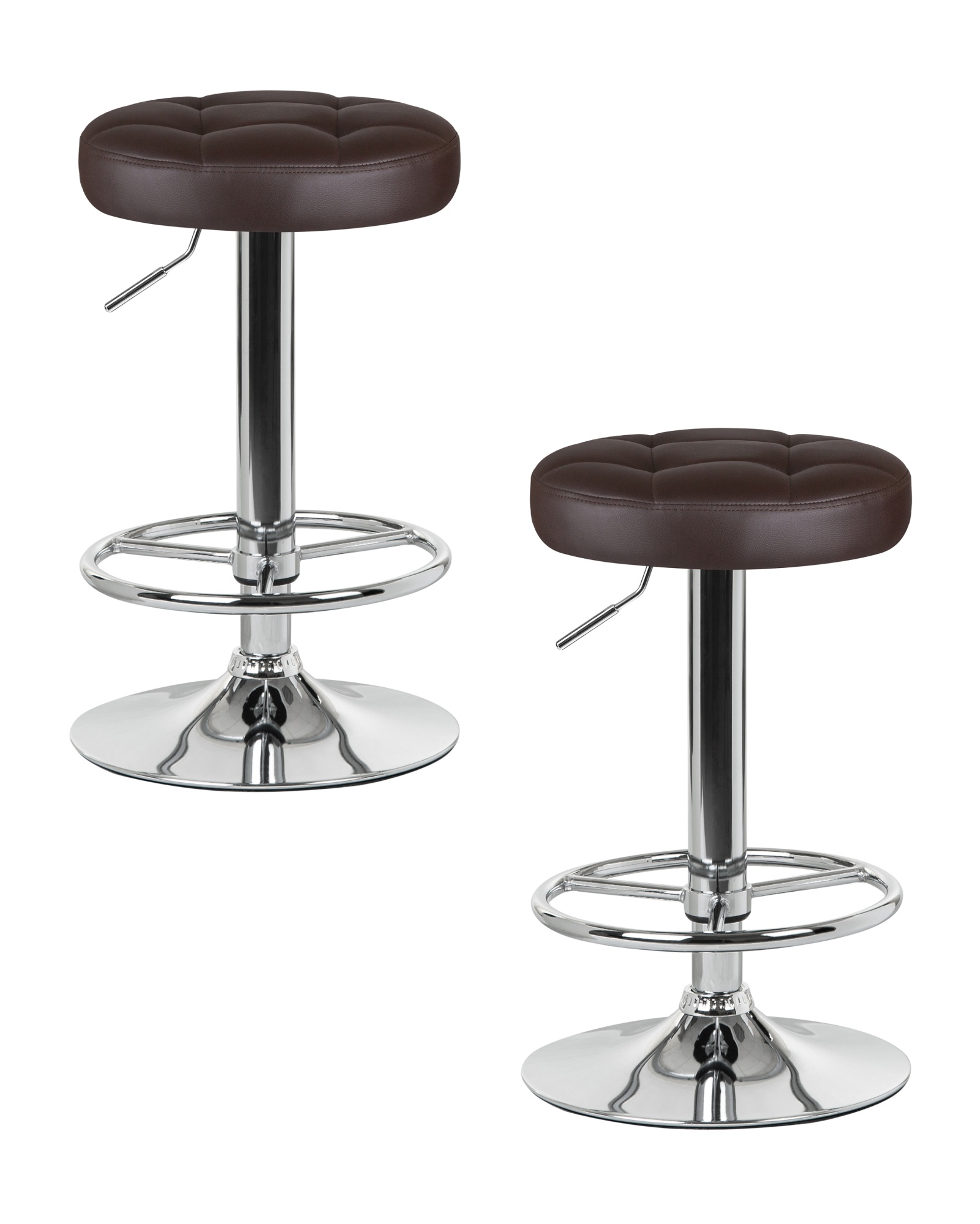 Набор 2 шт Табурет барный BRUNO, коричневый