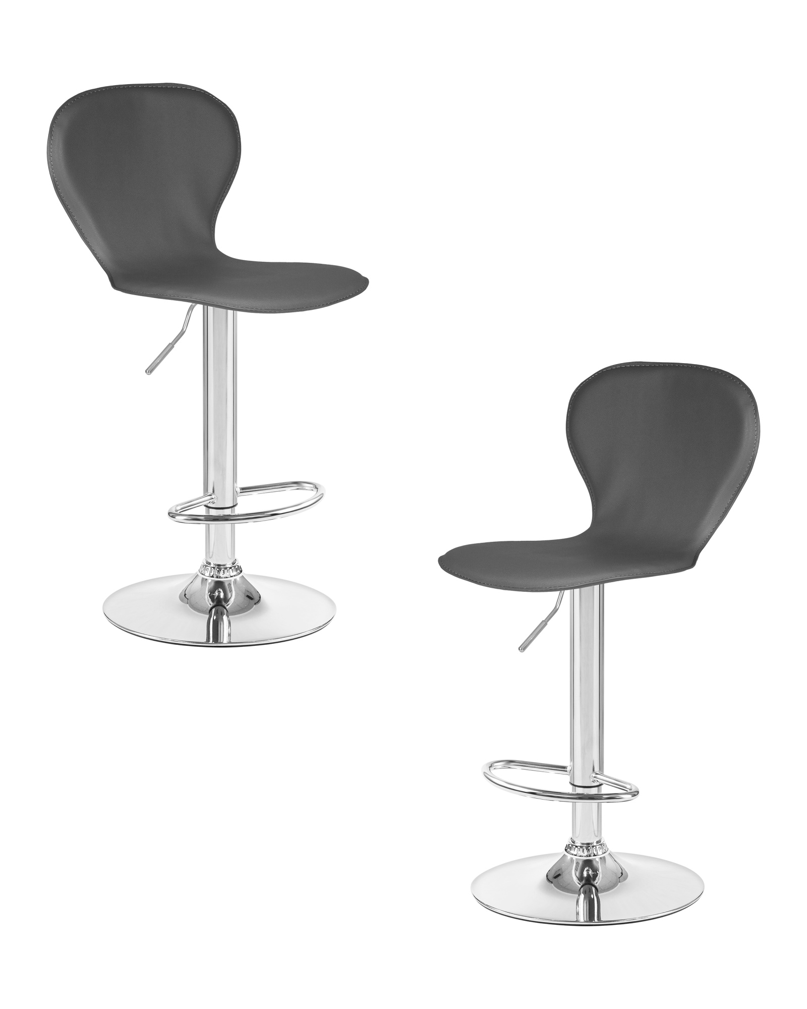 Набор 2 шт Стул барный ELISA, серый