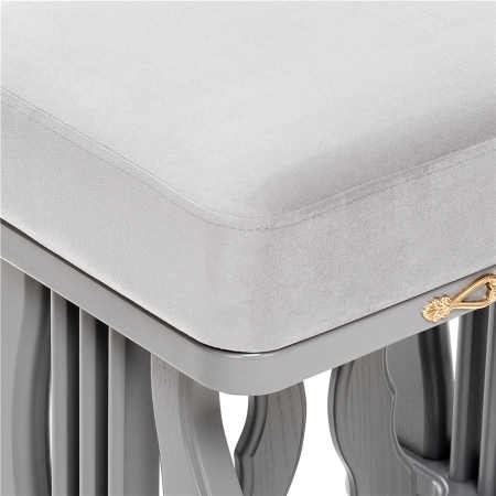 Банкетка Джульетта серый