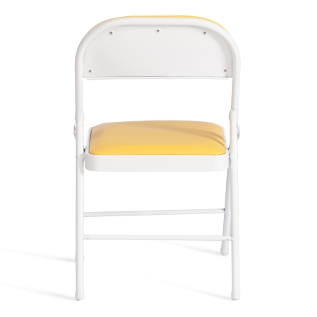 Стул складной FOLDER (mod. 3022G) желтый, белый