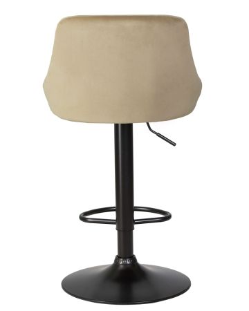 Стул барный LOGAN черный мокко велюр MJ9-9