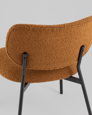 Кресло лаунж Jamie горчичный