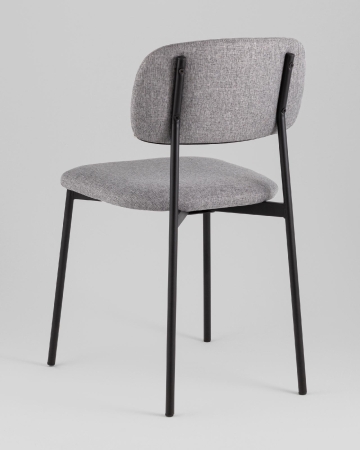 Стул Майло рогожка серый