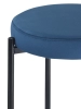 Табурет Maso велюр синий