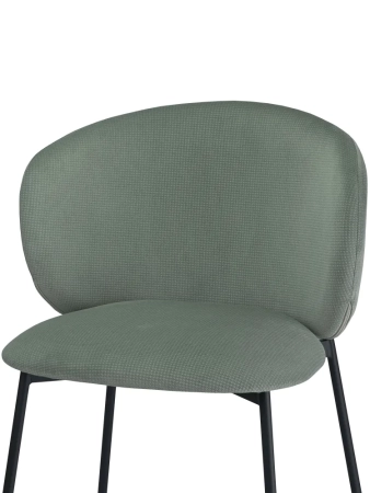 Стул для кухни SOLIS зеленый гусиная лапка BERNS 695, комплект 2шт
