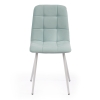 Стул CHILLY MAX велюр и металл, 45х54х90 см, бирюзовый 20, белый