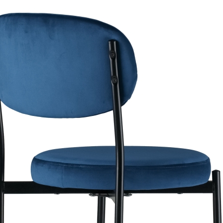 Стул Maso велюр синий