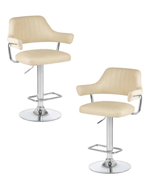Набор 2 шт Стул барный CHARLY, кремовый
