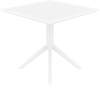 Стол пластиковый Sky Table 80 белый