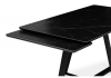 Керамический стол Памелла 120(180)х80 shakespeare black, черный
