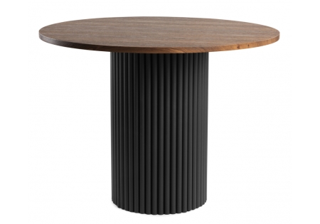 Стол деревянный Барел 110 орех кантри, черный