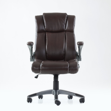 Кресло для руководителя K-44 коричневая экокожа