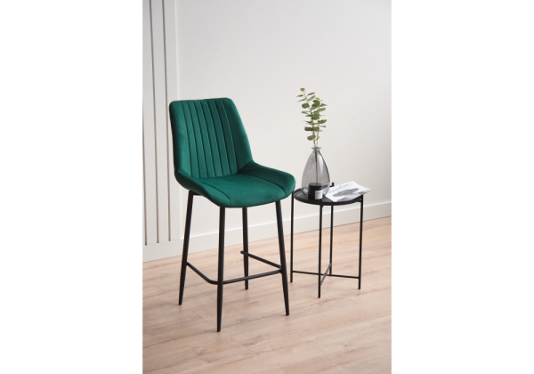 Барный стул Седа 360 зеленый (zd 667), черный np