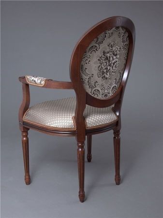 Кресло "Милорд-15" темный орех, патина