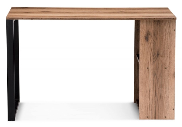 Стол Битти Лофт дуб делано темный, черный матовый