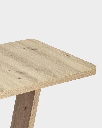 Стол Vector 120-160*80 дуб, графит