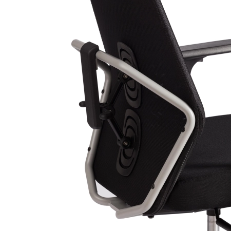 Кресло Matrix черный, ткань, металл, пластик, мягкое сиденье, с подлокотниками