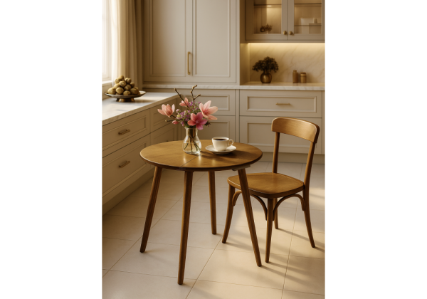 Стол деревянный Турин 80(160)х80 орех