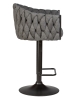 Стул барный LEON графитовая ткань LAR-275-21