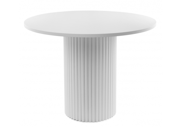 Стол деревянный Барел 90 белый, белый