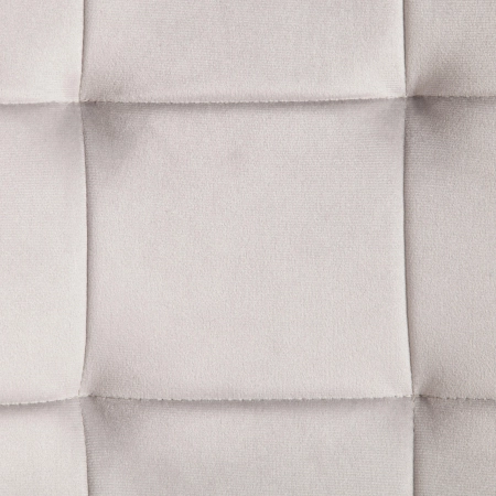 Стул CHILLY светло-серый, велюр и металл, мягкое сиденье, без подлокотников