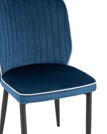 Стул Лоренс велюр синий