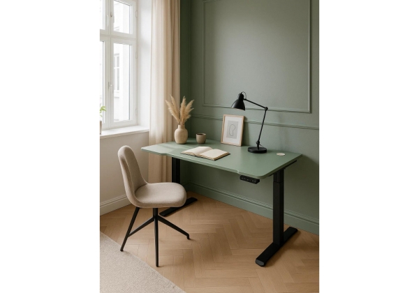 Компьютерный стол Маркос 140х80 зеленый, черный