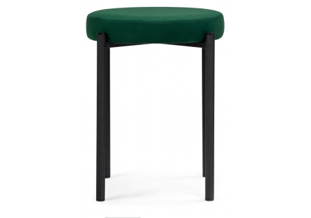 Табурет Кудо велюр velutto 33, черный