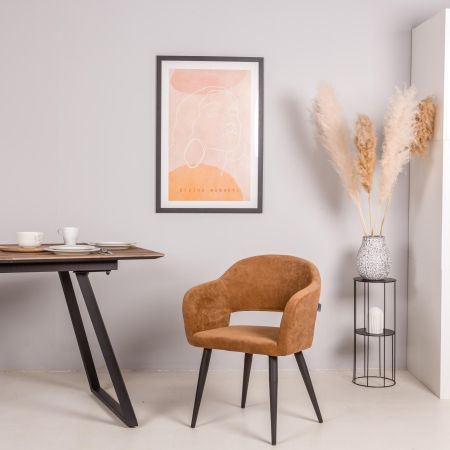 Кресло Oscar коричневый, черный