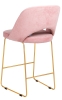 Кресло бар Lars Розов/Линк золото