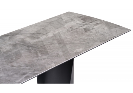 Керамический стол Готланд 180(240)х90х79 черный