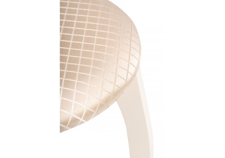 Стул деревянный Айра молочный, ромб